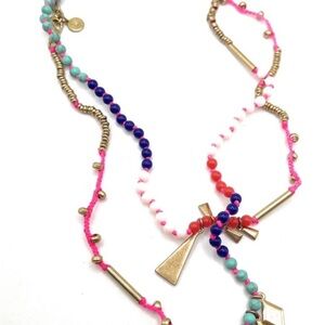 Stella & Dot Reina Multicolor Beaded Necklace